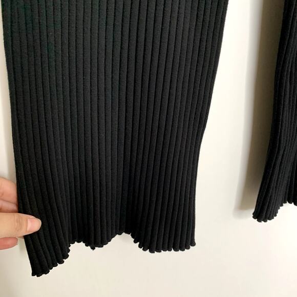 John Elliot Ginza Rib Cropped Pant Womens Black Size 0 USA Made - Picture 12 of 16